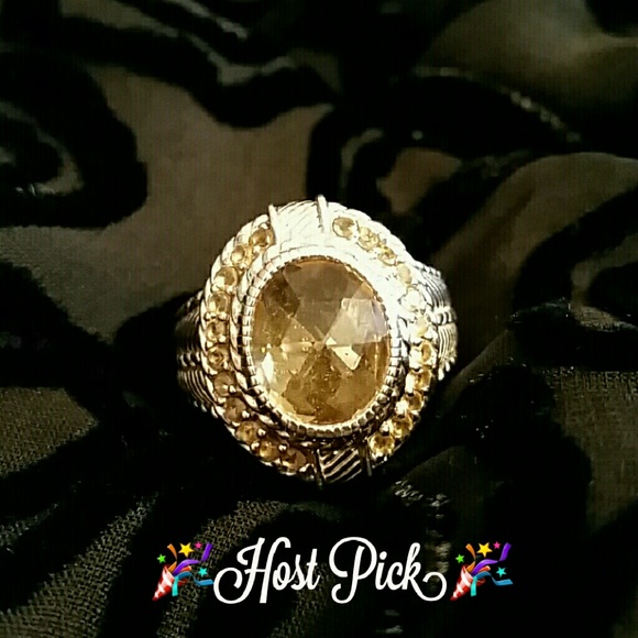 HP Judith Ripka Ring - 925 Sterling - Picture 1 of 5